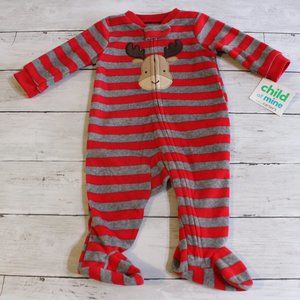 Carter's Baby Boy Fleece Sleeper Size 0-3 Mo